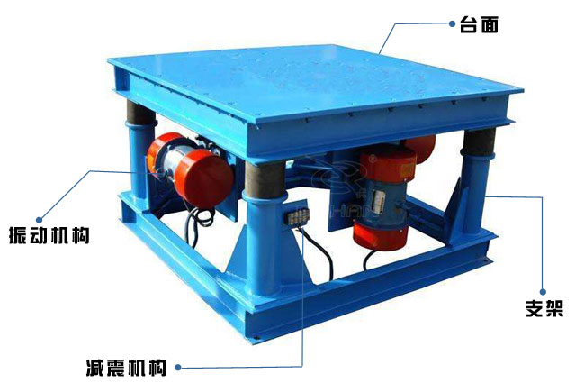 振動電機(jī)振動平臺結(jié)構(gòu)